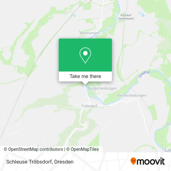 Карта Schleuse Tröbsdorf