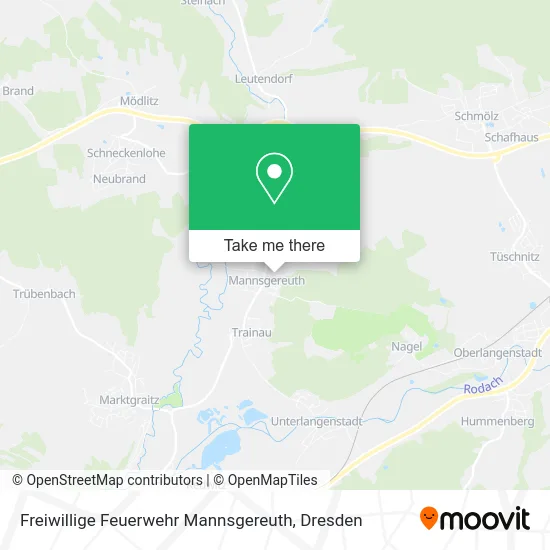 Карта Freiwillige Feuerwehr Mannsgereuth