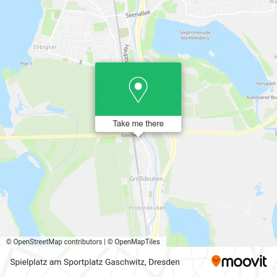 Карта Spielplatz am Sportplatz Gaschwitz