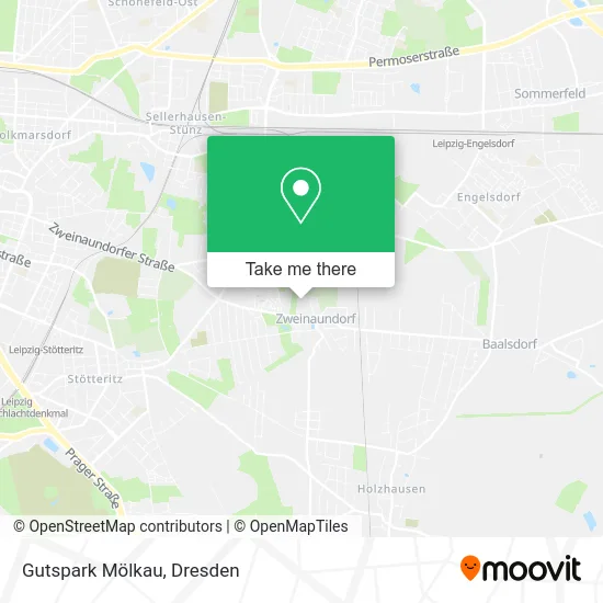 Карта Gutspark Mölkau