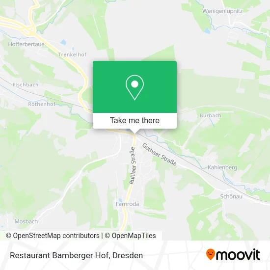 Карта Restaurant Bamberger Hof