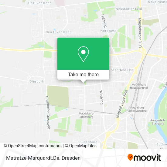 Карта Matratze-Marquardt.De