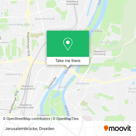 Карта Jerusalembrücke