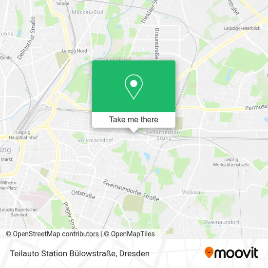 Карта Teilauto Station Bülowstraße
