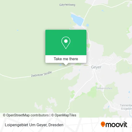 Карта Loipengebiet Um Geyer