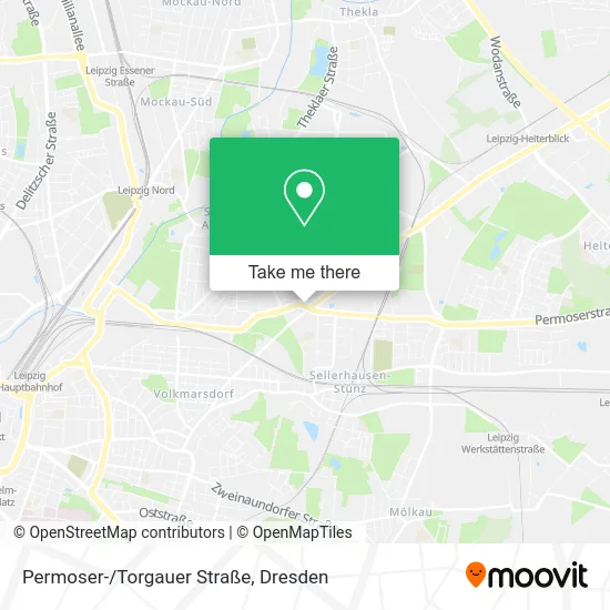 Карта Permoser-/Torgauer Straße