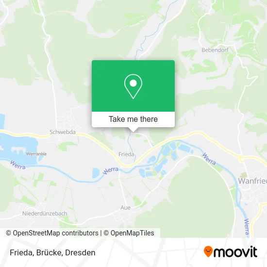 Карта Frieda, Brücke