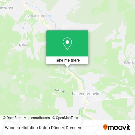 Карта Wanderreitstation Katrin Dänner