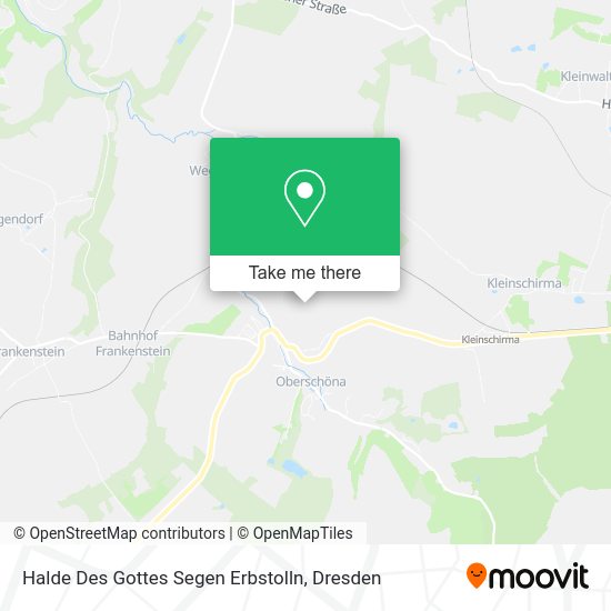 Карта Halde Des Gottes Segen Erbstolln