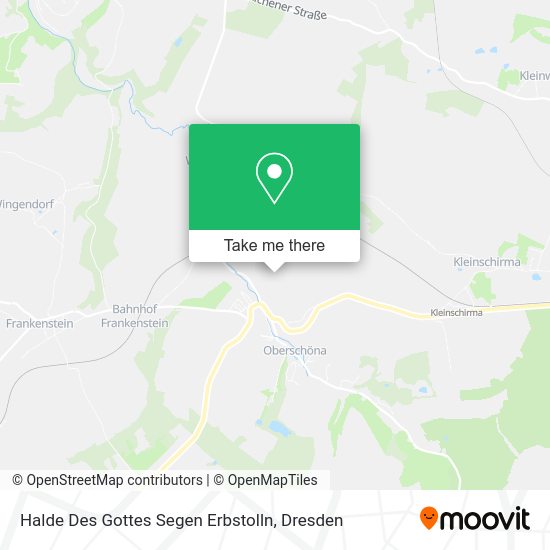 Карта Halde Des Gottes Segen Erbstolln
