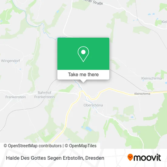 Карта Halde Des Gottes Segen Erbstolln