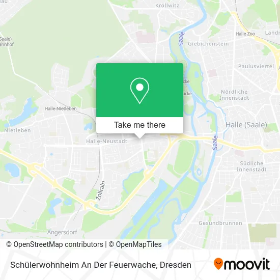 Карта Schülerwohnheim An Der Feuerwache