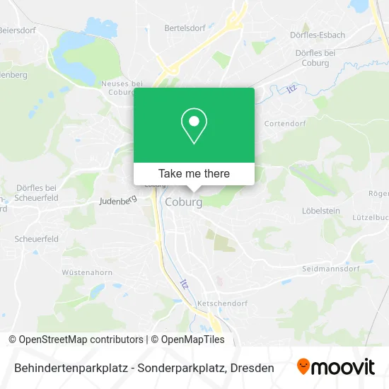Карта Behindertenparkplatz - Sonderparkplatz