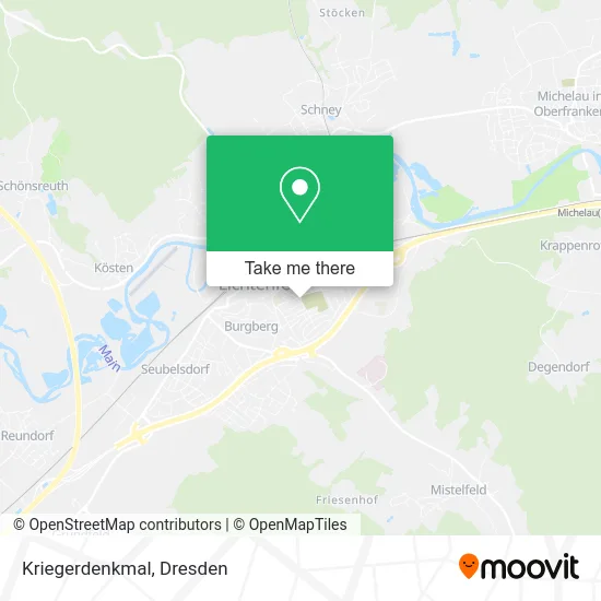 Карта Kriegerdenkmal