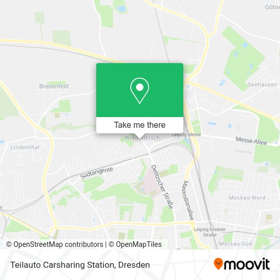 Карта Teilauto Carsharing Station