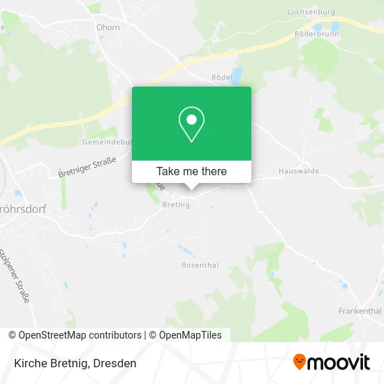 Карта Kirche Bretnig