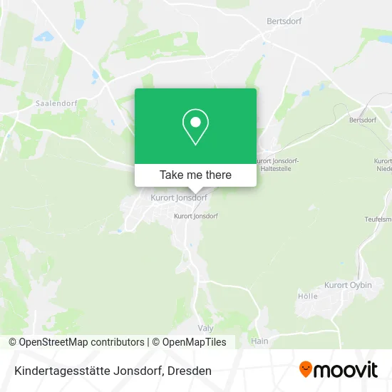 Карта Kindertagesstätte Jonsdorf