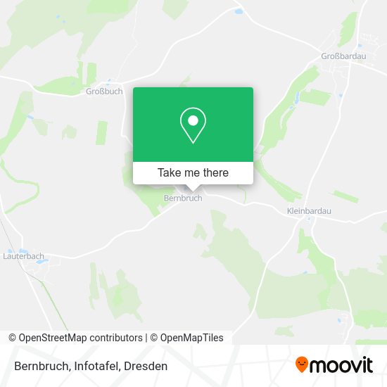 Карта Bernbruch, Infotafel