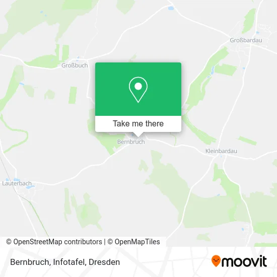 Карта Bernbruch, Infotafel