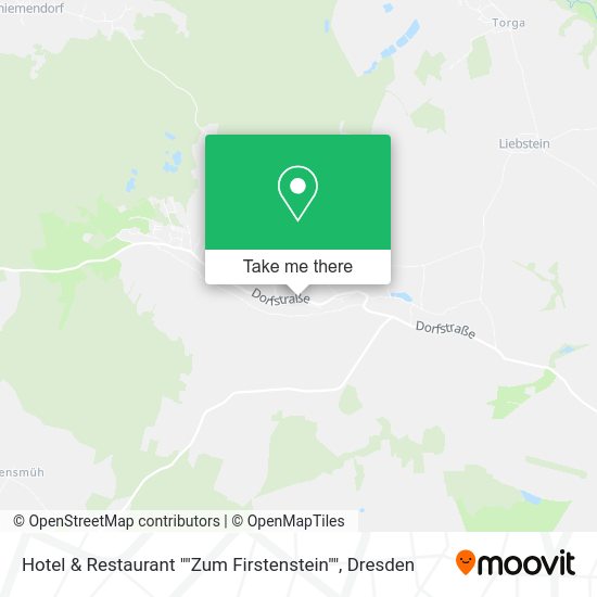 Карта Hotel & Restaurant ""Zum Firstenstein""