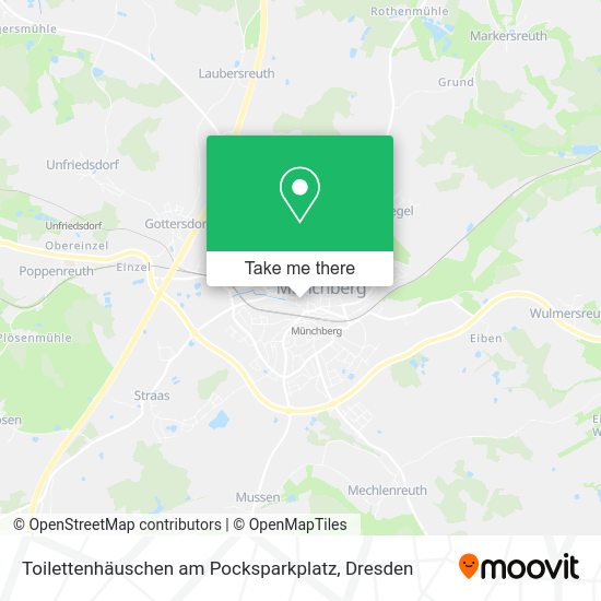 Карта Toilettenhäuschen am Pocksparkplatz
