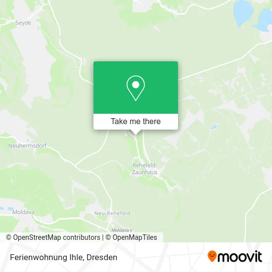 Карта Ferienwohnung Ihle