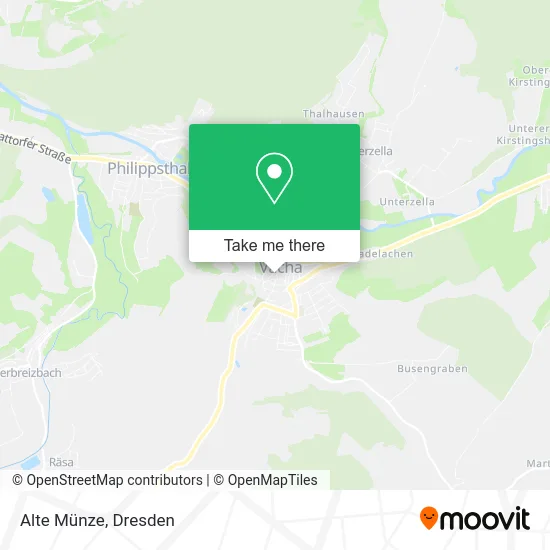 Карта Alte Münze