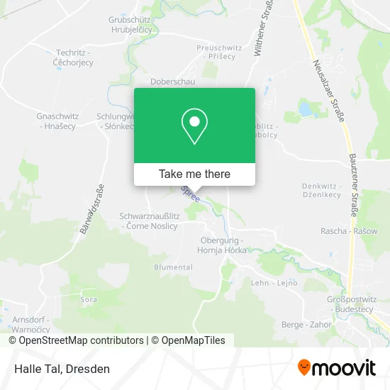 Карта Halle Tal