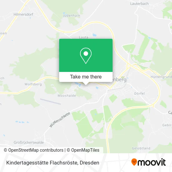 Карта Kindertagesstätte Flachsröste