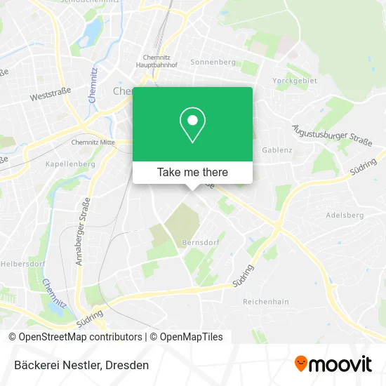 Карта Bäckerei Nestler