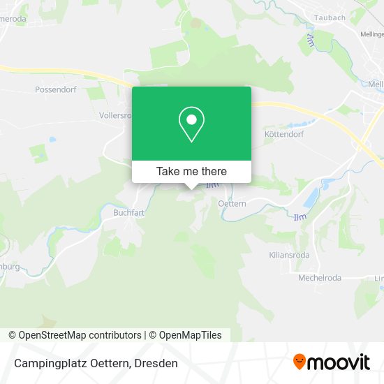 Карта Campingplatz Oettern