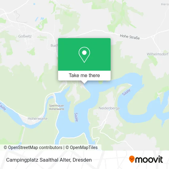 Карта Campingplatz Saalthal Alter