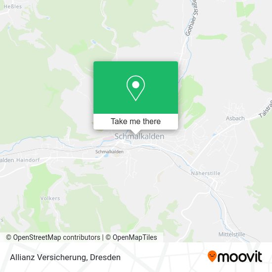 Карта Allianz Versicherung