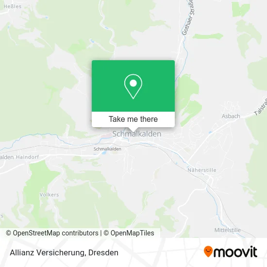 Карта Allianz Versicherung