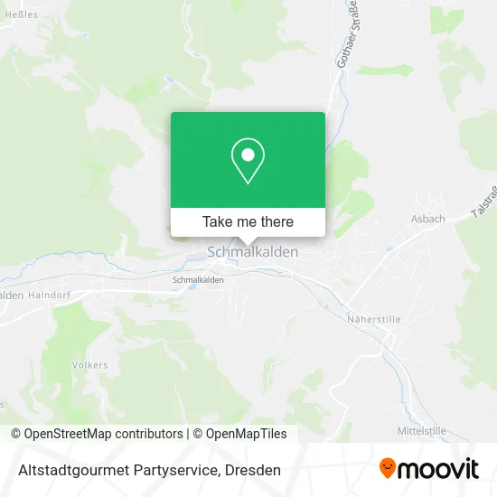 Карта Altstadtgourmet Partyservice