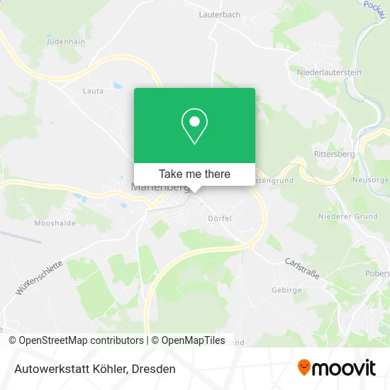 Карта Autowerkstatt Köhler