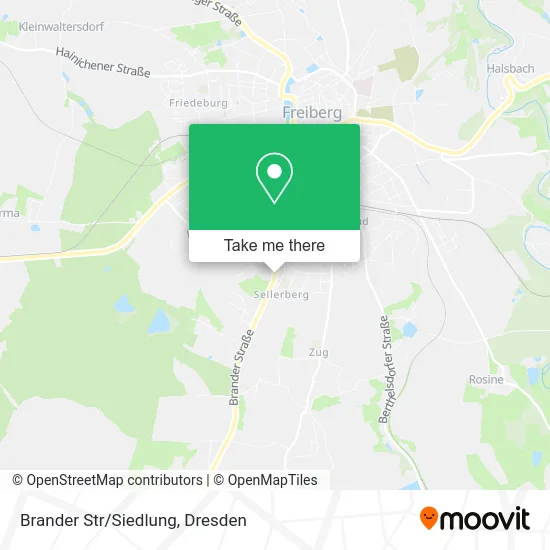 Карта Brander Str/Siedlung