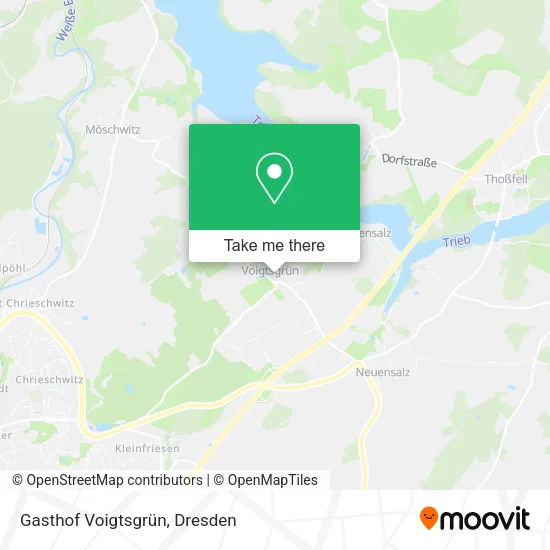 Карта Gasthof Voigtsgrün