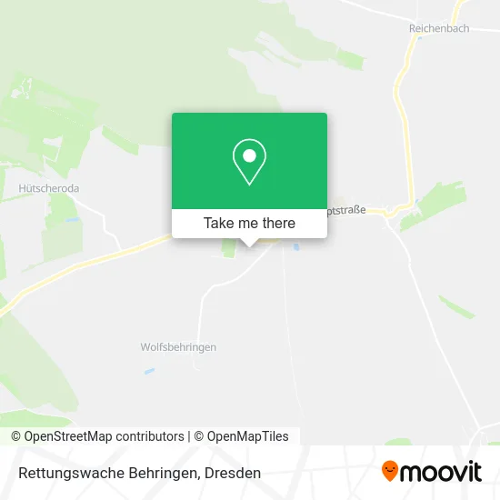 Карта Rettungswache Behringen
