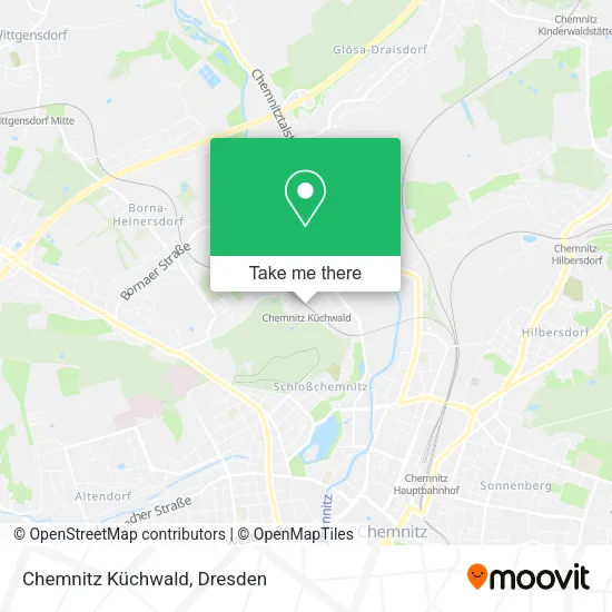 Карта Chemnitz Küchwald