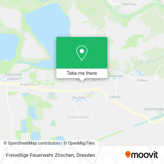 Карта Freiwillige Feuerwehr Zöschen