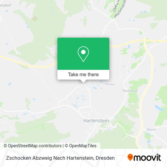 Карта Zschocken Abzweig Nach Hartenstein