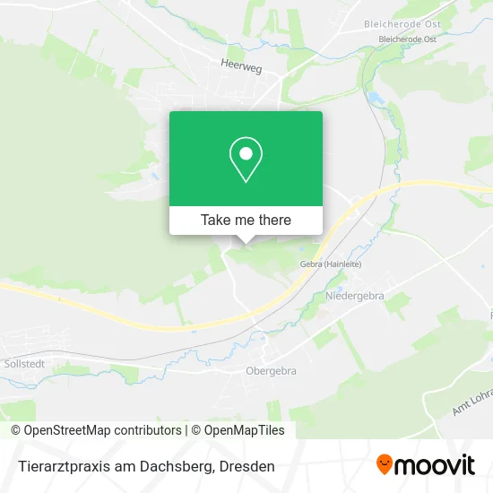 Карта Tierarztpraxis am Dachsberg