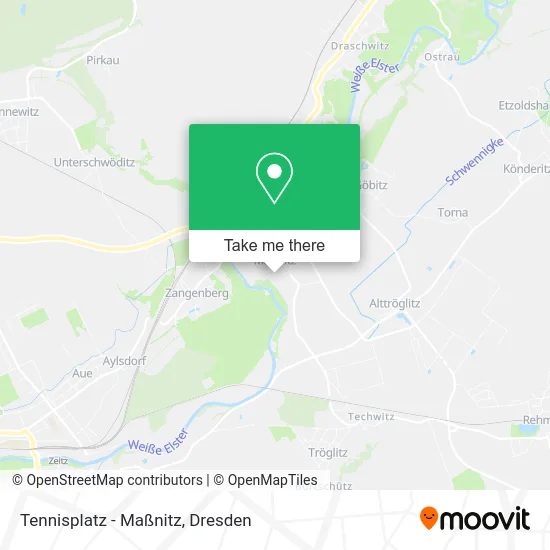 Карта Tennisplatz - Maßnitz