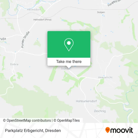 Карта Parkplatz Erbgericht