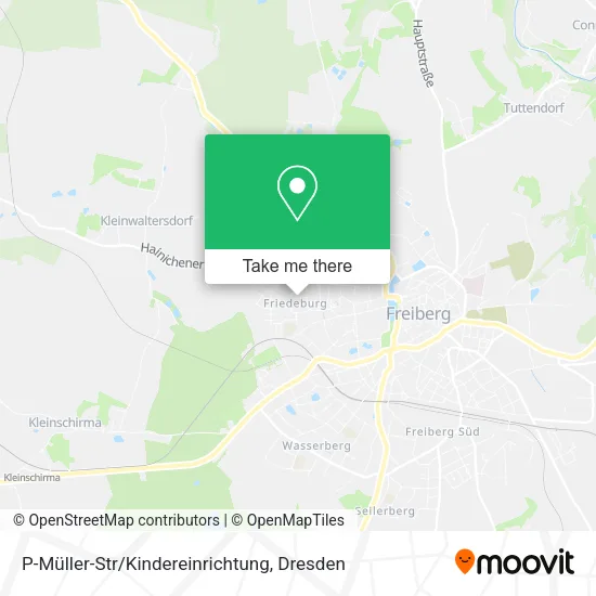Карта P-Müller-Str/Kindereinrichtung