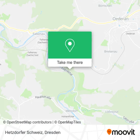 Карта Hetzdorfer Schweiz