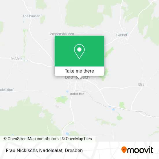 Карта Frau Nickischs Nadelsalat