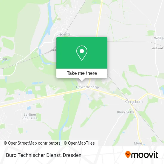Карта Büro Technischer Dienst