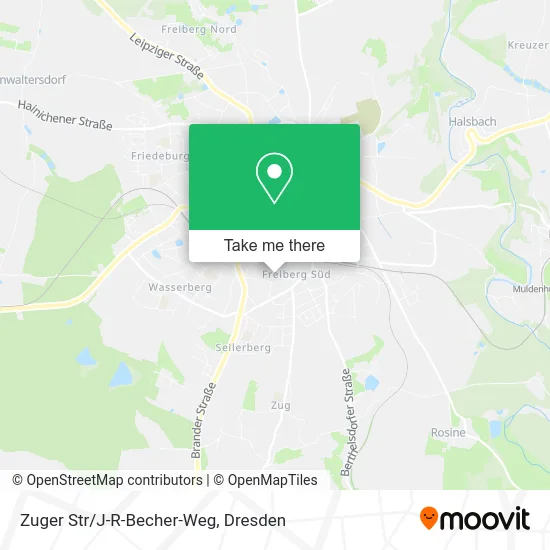 Карта Zuger Str/J-R-Becher-Weg